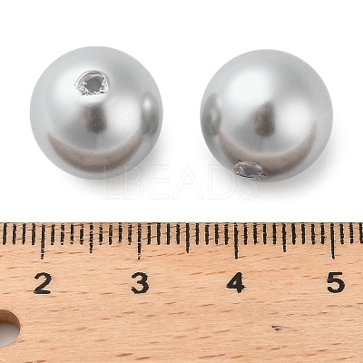 Baking Paint Pearlized Glass Pearl Round Beads HY-Q001-02C-04-1