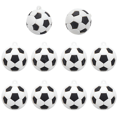 10Pcs PVC & Iron Charms FIND-SC0022-19-1