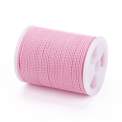 Round Waxed Polyester Cord X-YC-G006-01-1.0mm-05-1