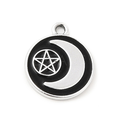 Alloy Enamel Pendants ENAM-I053-D07-1