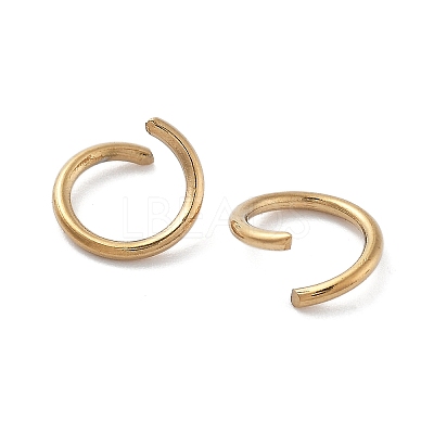 Ion Plating(IP) 304 Stainless Steel Open Jump Rings STAS-M081-01G-03-1