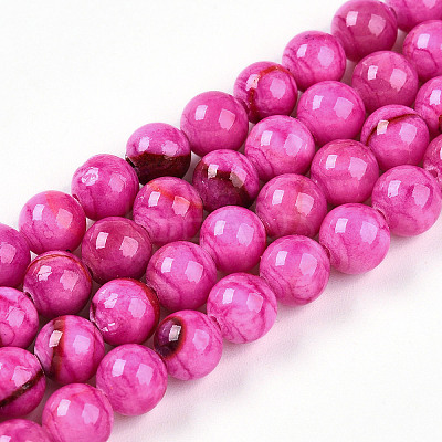 Natural Persian Jade Beads Strands G-A255-A02-01C-1