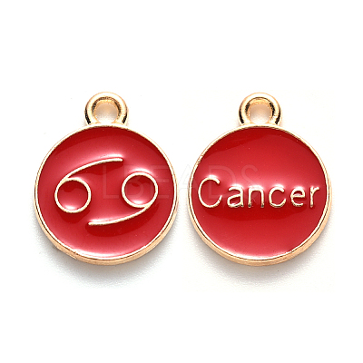 Alloy Enamel Pendants LS-ENAM-S124-01B-07D-1