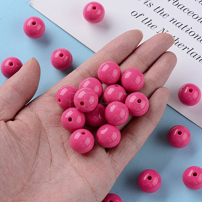Opaque Acrylic Beads X-MACR-S370-C16mm-A13-1