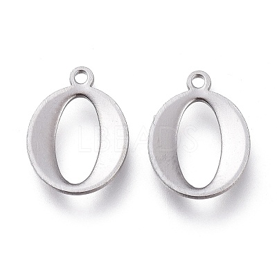 Tarnish Resistant 304 Stainless Steel Charms STAS-H112-O-P-1