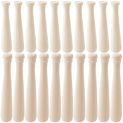 40Pcs 2 Styles Schima Wood Beads WOOD-GF0002-41-1