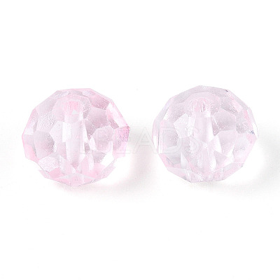 Baking Paint Transparent Glass Beads X1-GLAA-N011-10mm-10-1