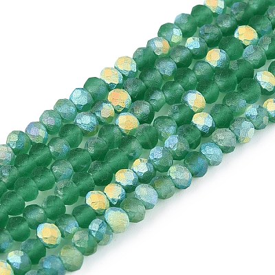 Transparent Glass Beads Strands LS-EGLA-A044-T2mm-MB18-1