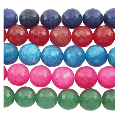 Natural White Jade Gemstone Bead Strands G-D610-8mm-1