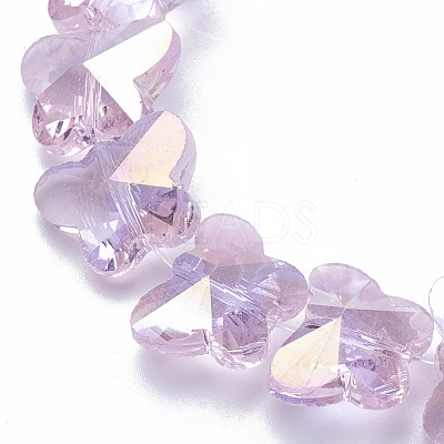 Electroplate Glass Beads EGLA-Q091-10mm-B17-1