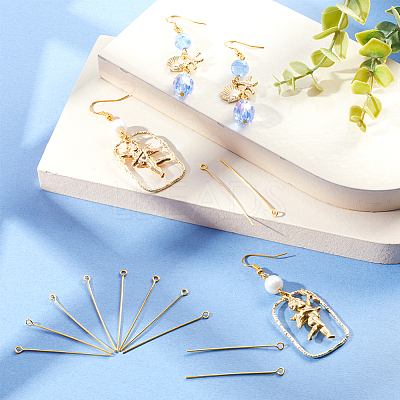600Pcs Brass Eye Pin KK-SP0001-69C-G-1