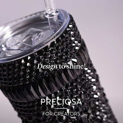 Preciosa&reg Crystal Hotfix Flatback Stones Y-PRC-HSS12-10210-1