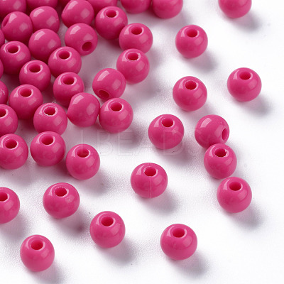 Opaque Acrylic Beads MACR-S370-C6mm-A13-1