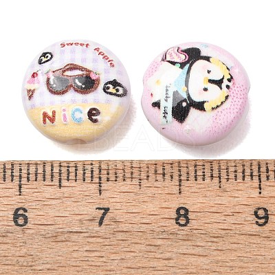 Printed Opaque Acrylic Beads AC-CBA46F7-05-1