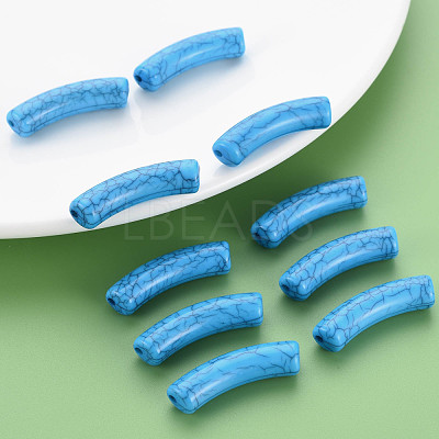 Opaque Crackle Acrylic Beads MACR-S372-002N-003-1