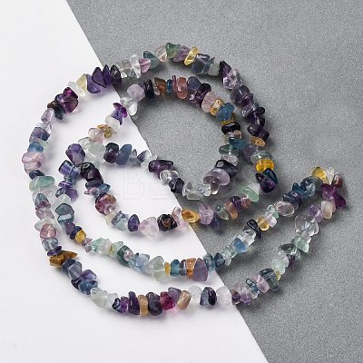 Natural Fluorite Beads Strands G-P332-27-1