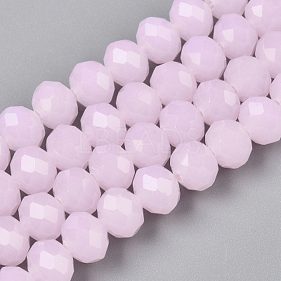 Glass Beads Strands EGLA-A044-J8mm-D02-1