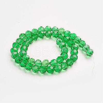 Imitation Austrian Crystal Bead Strands G-M181-8mm-15A-1