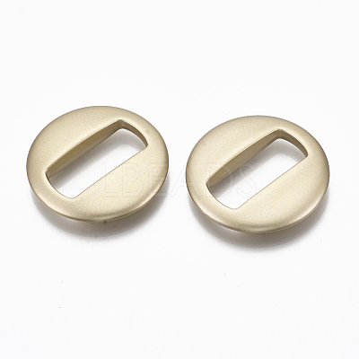 Spray Painted CCB Plastic Linking Rings X-CCB-R104-21-02-1