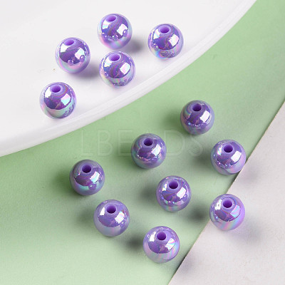 Opaque Acrylic Beads MACR-S370-D8mm-SS2114-1