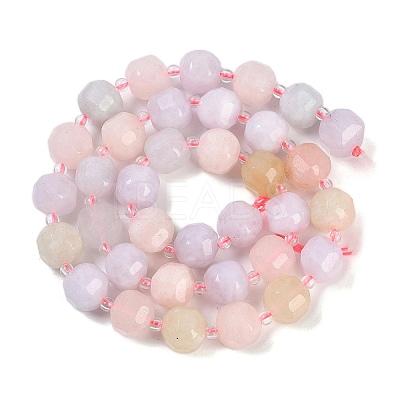 Natural Morganite Beads Strands G-B125-O08-01-1