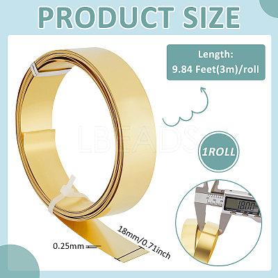 Flat Brass Wire CWIR-WH0012-07H-03-1