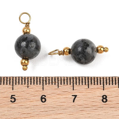 Natural Larvikite Pendants GG-CBA5E56-07G-04-1