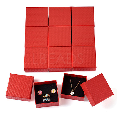 Rhombus Textured Cardboard Gift Storage Boxes CON-TAC0010-03B-04-1