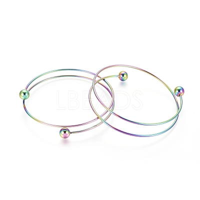 Ion Plating(IP) 304 Stainless Steel Bangles Making MAK-K019-01M-1