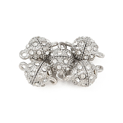 Alloy Magnetic Clasps with Loops BSAHH043-1