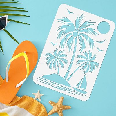 Large Plastic Reusable Drawing Painting Stencils Templates DIY-WH0202-232-1