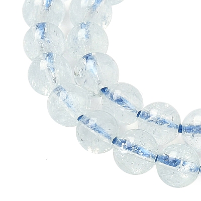 Natural Aquamarine Beads Strands G-P576-4mm-01A-1