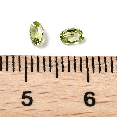 Faceted Natural Peridot Cabochons G-I295-05C-16B-06-1