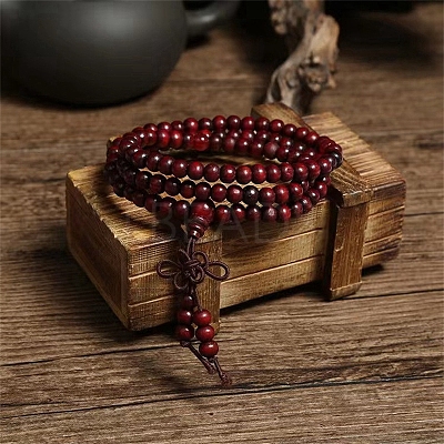 108 Beads Prayer Mala Bracelet PW-WG98399-03-1