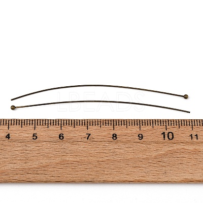 Brass Ball Head Pins X-RP0.6x70mm-AB-1