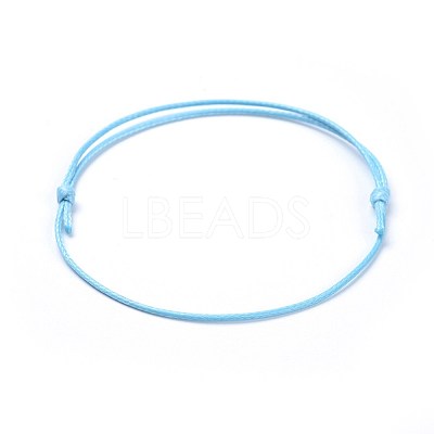 Eco-Friendly Korean Waxed Polyester Cord Bracelet Making BJEW-JB04256-09-1