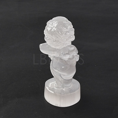 Natural Selenite Figurines DJEW-Q006-01F-1