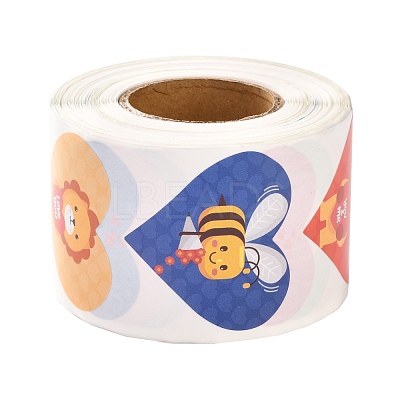 Valentine's Day Theme Paper Gift Tag Stickers DIY-C007-01B-1