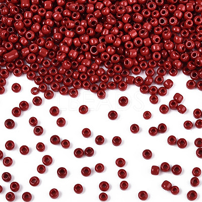 12/0 Opaque Colours Round Glass Seed Beads X-SEED-A010-2mm-45B-1
