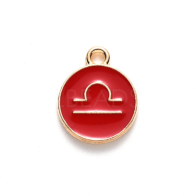 Alloy Enamel Pendants LS-ENAM-S124-01B-07K-1