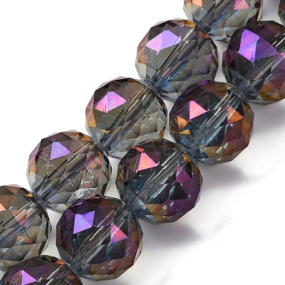 Electroplate Glass Bead Strands EGLA-J140-FR01-16mm-1