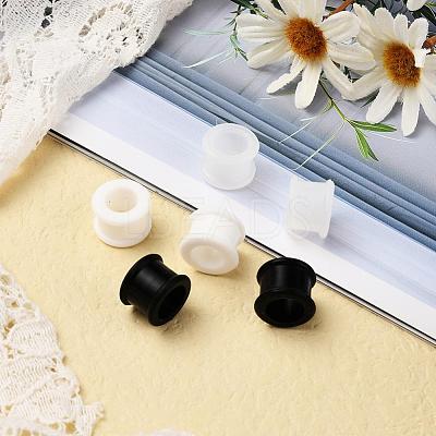 6Pcs 3 Colors Pulley Silicone Ear Gauges Flesh Tunnels Plugs FIND-YW0001-18D-1