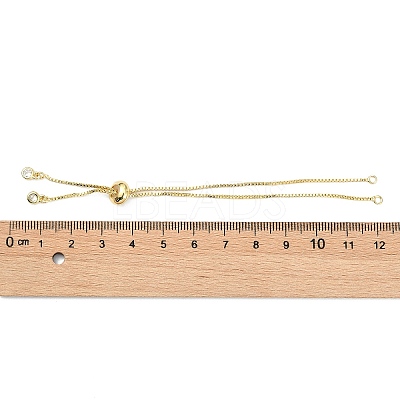 Rack Plating Brass Chain Bracelet Making X-KK-A142-017G-1