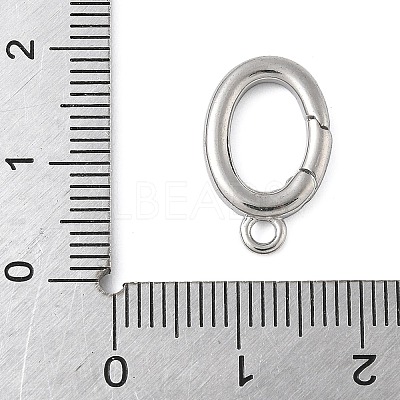 Brass Spring Gate Ring KK-L245-04P-01-1