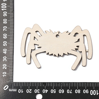 Halloween Printed Wooden Big Pendants WOOD-I016-01A-1