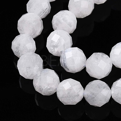 Natural Rainbow Moonstone Beads Strands G-S345-8mm-36-1