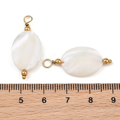 Natural Freshwater Shell Pendants SH-CBA5EEC-16G-1
