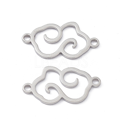 Non-Tarnish 304 Stainless Steel Connector Charms STAS-A071-01P-1