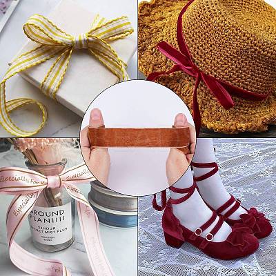 Velvet Ribbon SRIB-WH0006-18L-1