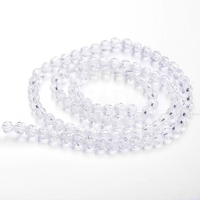 Transparent Glass Bead Strands X-GLAA-G013-10mm-72-1
